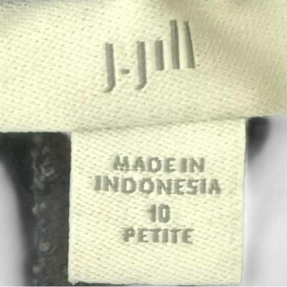 J. Jill Black Velvet Ankle Cropped Pants Sise 10P - Picture 6 of 9